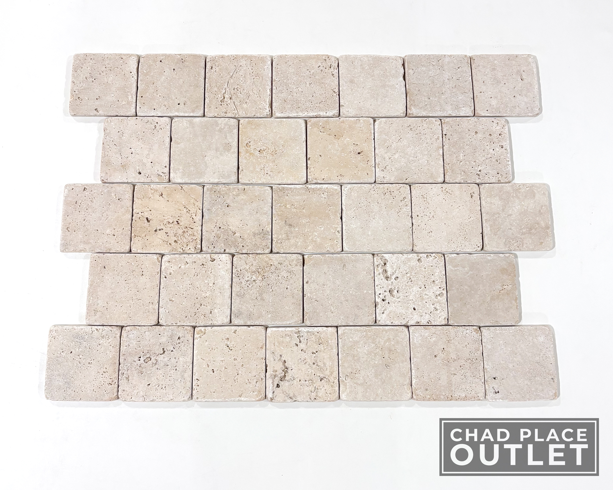 Travertine Cremosa Tumbled - Outlet Overstock - Image 2