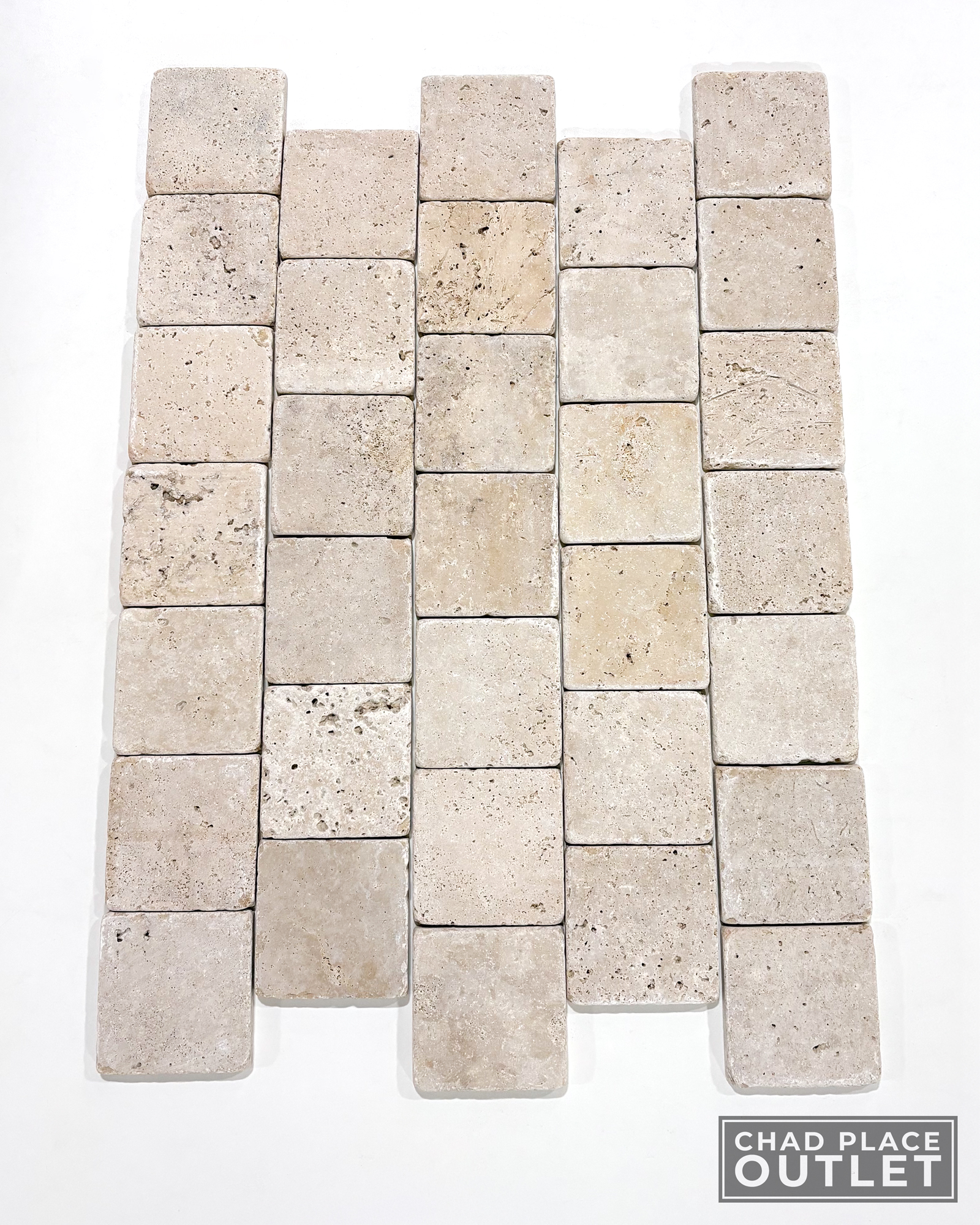 Travertine Cremosa Tumbled - Outlet Overstock - Image 3