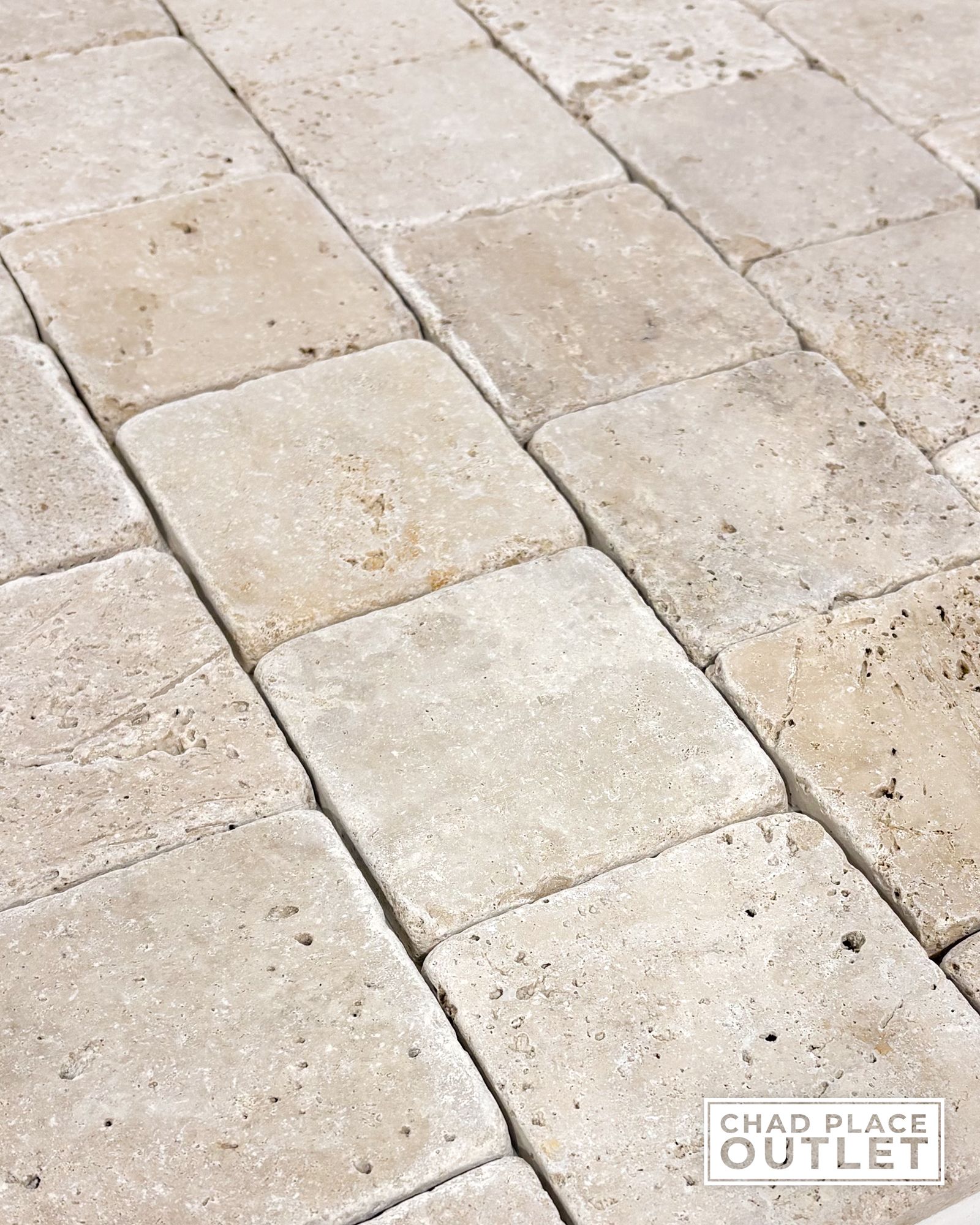 Travertine Cremosa Tumbled - Outlet Overstock - Image 5