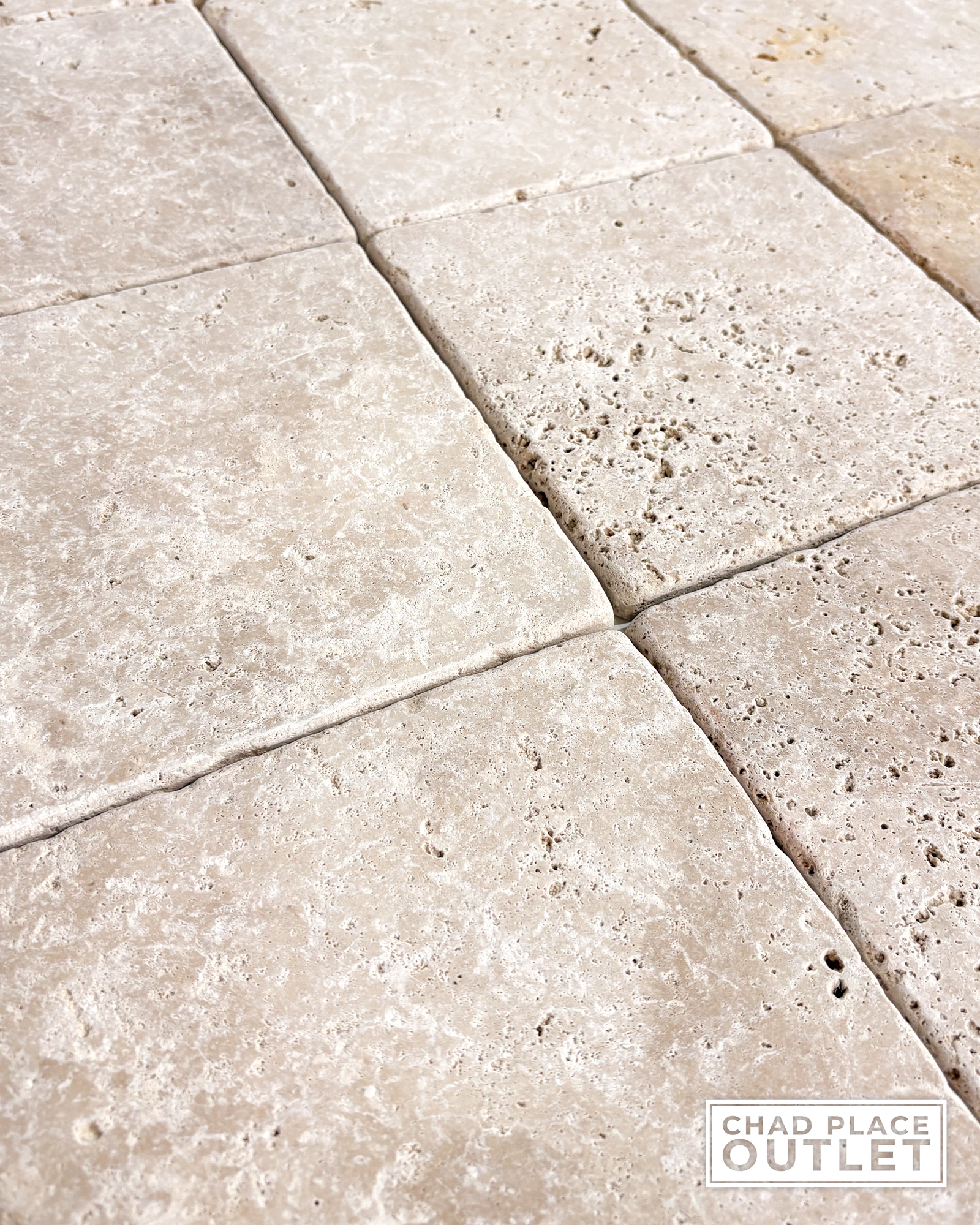 Travertine Cremosa Tumbled - Outlet Overstock - Image 9