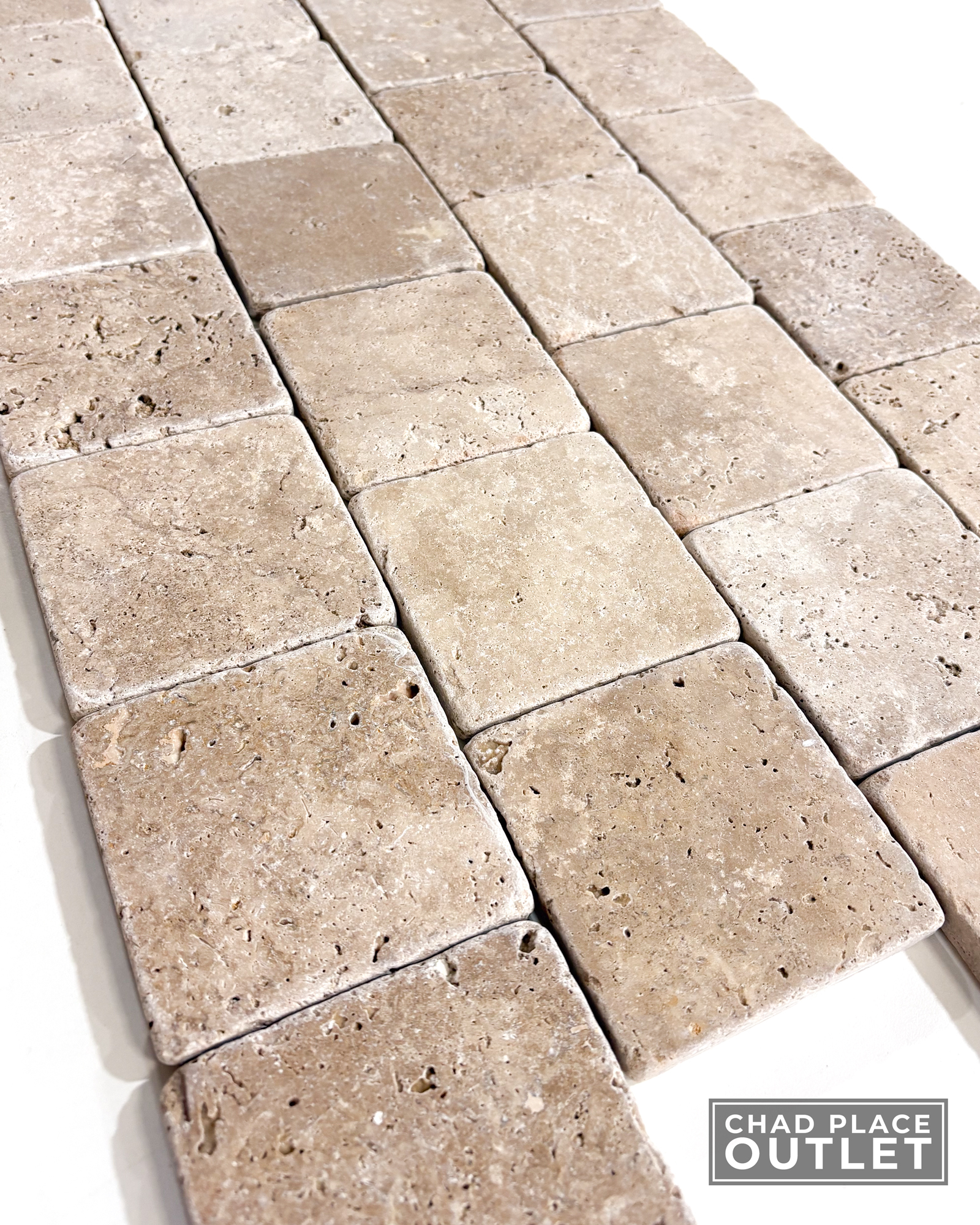 Travertine Fume Tumbled - Outlet Overstock - Image 4